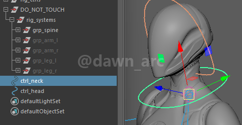 [Maya]Rigging 11 - Neck and Head